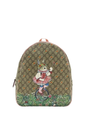 Gucci Pre-Owned 2016-2026 Yuko Higuchi Childrens GG Supreme Rabbit backpack - Neutrals