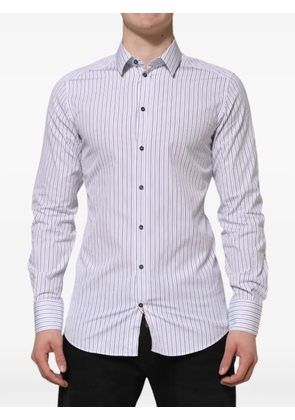 Dolce & Gabbana striped cotton shirt - White