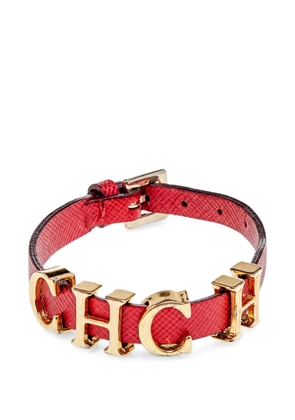 Carolina Herrera Vintage logo-charm bracelet - Red