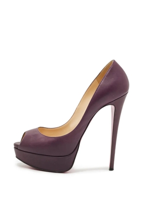 Christian Louboutin Pre-Owned Lady Peep platform pumps - Purple