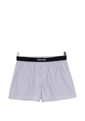 TOM FORD logo-waistband boxer shorts - Blue
