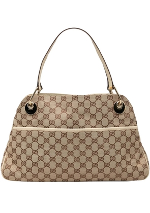 Gucci Pre-Owned 2000-2015 GG Canvas Eclipse shoulder bag - White