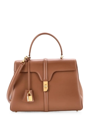 Celine Pre-Owned 16 Top Handle Bag Smooth Calfskin Medium satchel - Brown