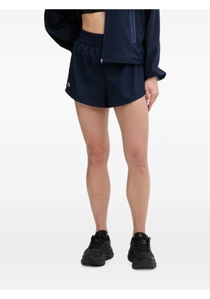 Lacoste logo-patch elasticated-waist shorts - Blue