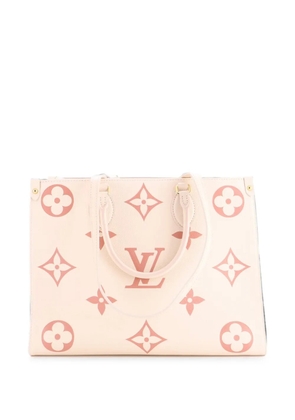 Louis Vuitton Pre-Owned OnTheGo Tote Bicolor Monogram Empreinte Giant MM shoulder bag - Neutrals