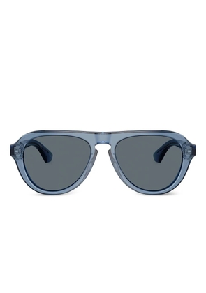 Burberry Eyewear round-frame sunglasses - Blue