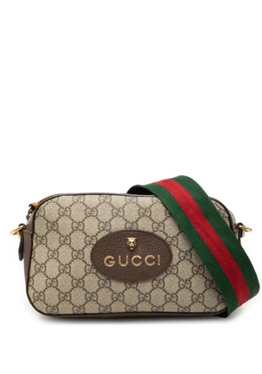 Gucci Pre-Owned 2000-2015 GG Supreme Web Neo Vintage crossbody bag - Neutrals