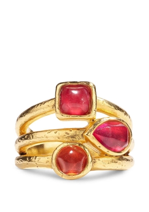 Goossens cabochons ring - Gold