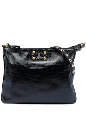 Fendi Pre-Owned 2000-2010 Crinkled Patent crossbody bag - Black