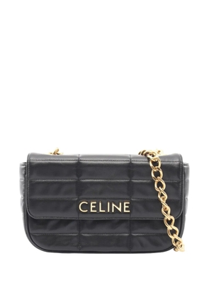 Celine Pre-Owned 2010-2026 Leather Matelasse Chain Bag shoulder bag - Black