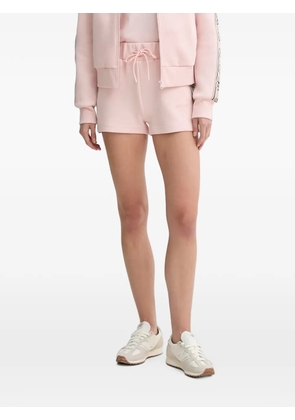 GUESS USA logo-tape drawstring shorts - Pink