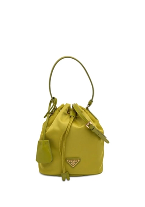 Prada Pre-Owned 2013-2026 Mini Re Nylon Re Edition 1978 Bucket Bag satchel - Green