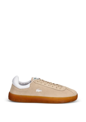 Lacoste Baseshot logo-patch gum-sole sneakers - Neutrals