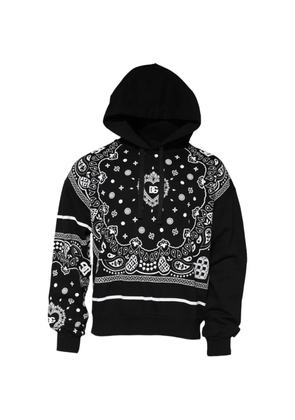 Dolce & Gabbana bandana-print hoodie - Black