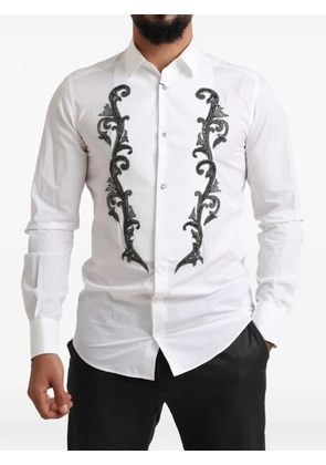 Dolce & Gabbana embellished Baroque shirt - White