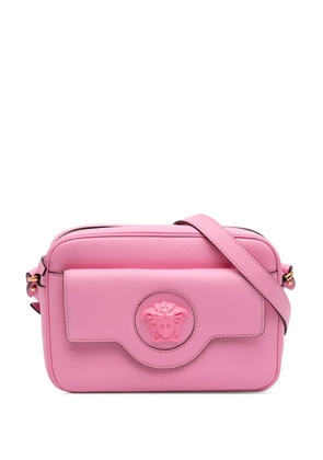 Versace Pre-Owned 2010-2026 Grained Calfskin La Medusa crossbody bag - Pink