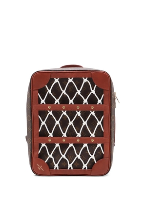 Louis Vuitton Pre-Owned 2021 NBA Monogram Shoe Box backpack - Brown