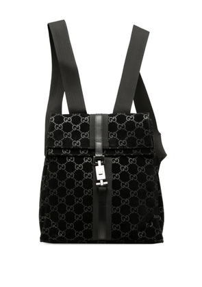 Gucci Pre-Owned 2000-2015 GG Suede Jackie backpack - Black