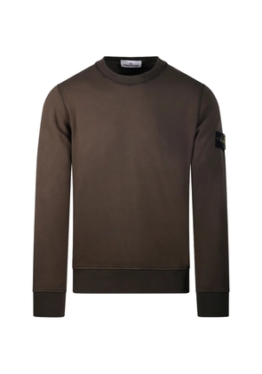 Stone Island logo-patch sweatshirt - Brown