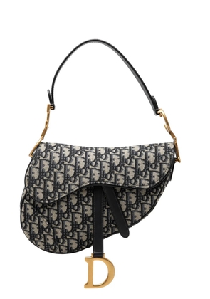 Christian Dior Pre-Owned 2020 Oblique Canvas Saddle Bag shoulder bag - Blue