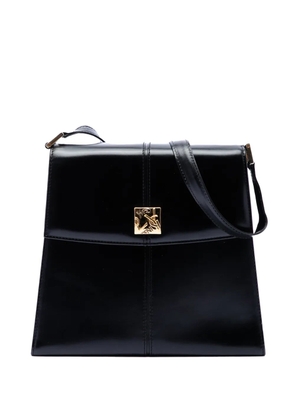 Saint Laurent Pre-Owned 20th Century Leather Monogram crossbody bag - Black