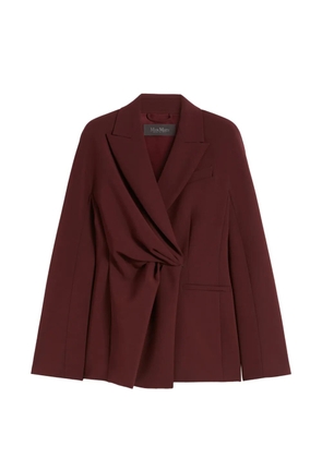 Max Mara crepe blazer - Red