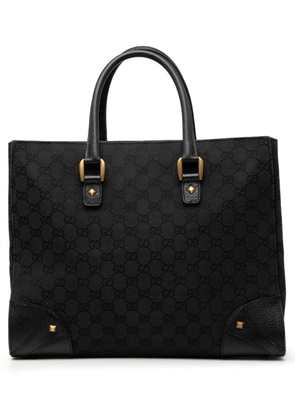 Gucci Pre-Owned 2000-2015 GG Canvas Nailhead handbag - Black