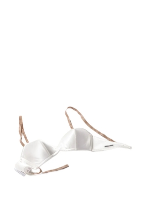 Miu Miu satin bra - White