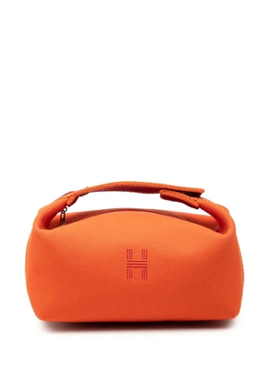 Hermès Pre-Owned 2000-2026 Small Toile Bride A Brac Case vanity bag - Orange