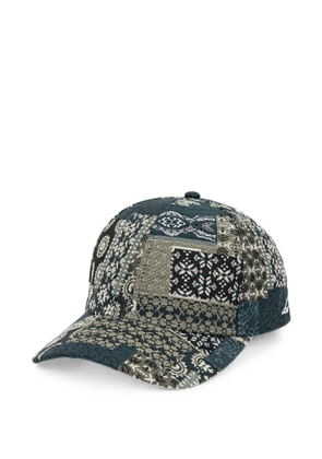 Les Deux jacquard baseball cap - Green