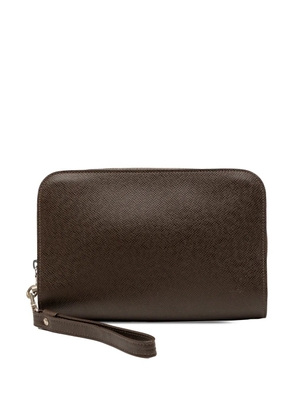 Louis Vuitton Pre-Owned 2005 Taiga Pochette Baikal clutch bag - Brown