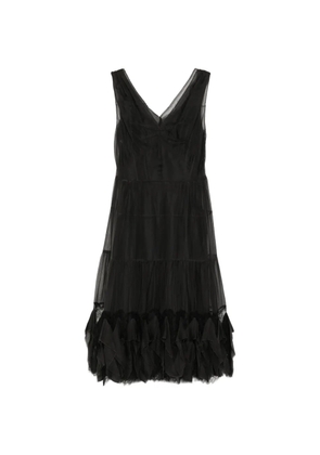 Marc Jacobs Vintage ruffled silk dress - Black