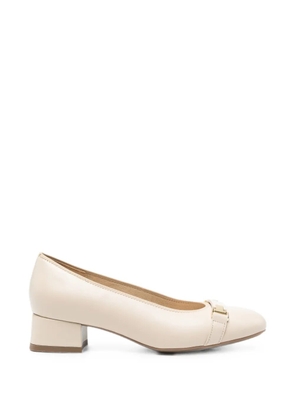 ARA Graz buckle-detail block-heel pumps - Neutrals