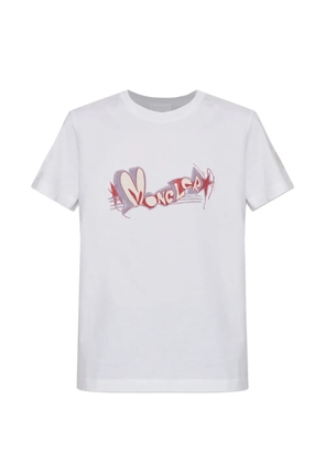 Moncler logo-print T-shirt - White