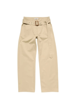 Acne Studios twill trousers with belt - Neutrals