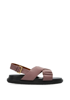 Marni criss-cross buckled sandals - Pink