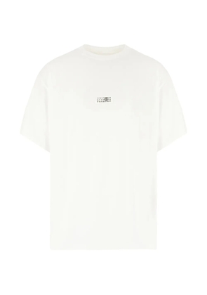 MM6 Maison Margiela logo-print T-shirt - White