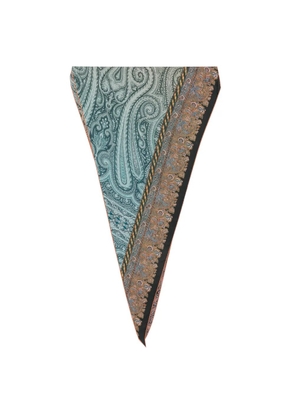 Pierre-Louis Mascia paisley-print scarf - Blue