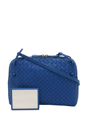 Bottega Veneta Pre-Owned 2012-2026 Nappa Intrecciato Nodini crossbody bag - Blue