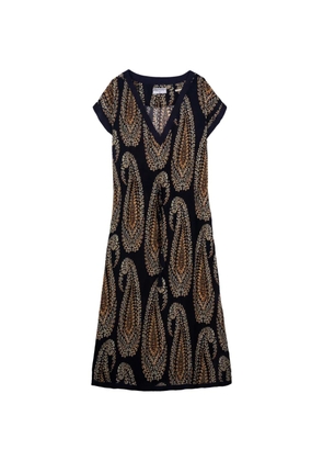 one season Sammi paisley-print midi dress - Blue