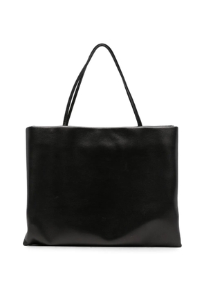 The Row large Cecily leather tote bag - Black