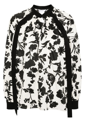 Max Mara Gaetana floral-print cotton blouse - White