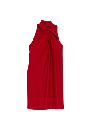 Gucci Pre-Owned bow-detail halterneck dress - Red