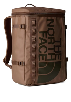 The North Face logo-print backpack - Brown