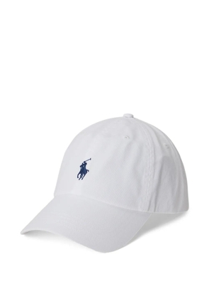 Polo Ralph Lauren embroidered twill baseball cap - White