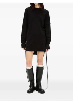 Ann Demeulemeester Lucina panelled T-shirt mini dress - Black