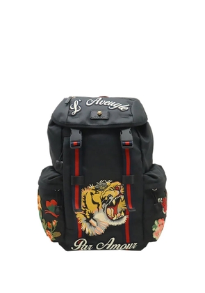 Gucci Pre-Owned 2016-2026 L'Aveugle Par Amour Techno Canvas backpack - Black