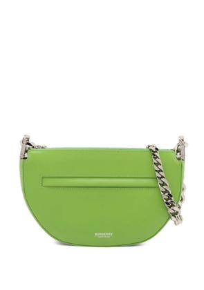 Burberry Pre-Owned 2000-2017 Mini Leather Olympia crossbody bag - Green