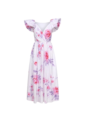 Philosophy Di Lorenzo Serafini floral-print midi dress - White