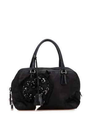 Prada Pre-Owned 2000-2013 Tessuto Evening Heart handbag - Black